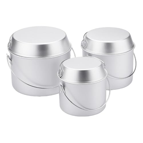 Non-Stick Pot Pan Set, Lightweight Camping Cookware, Multifunctional Camping Cookware Set, Outdoor Cooking Gear, Portable Cooking Set, Travel Cookware, for Camping Travel Outdoor von Zqkimzi