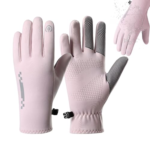 Thermal Winter Cycling Gloves | Windproof Waterproof Motorcycling Gloves | Anti-Slip Touchscreen Gloves for Cold Weather Riding von Zqkimzi