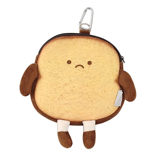 Toast Coin Purse - Toast Zipper Change Pouch, Plush Backpack Pendant Coin Pocket, Small Money Wallet for Women, Cute CoinWallet for Women and Girls Toast Zipper Change Pouch Toast Coin Purse - Toast Zipper Change Pouch, Plush Backpack Pendant Coin Pocket, Small Money Wallet for Women, Cute CoinWallet for Women and Girls Toast Zipper Change Pouch von Zqkimzi