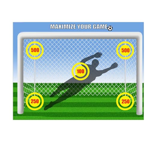 Zqkimzi Fußball-Fußball-Trainingsmatte,Fußball-Trainingsmatte - Fußballtrainer Indoor-Fußball-Übungsunterlage | Kick Hit Rate Training Pad Fußball-Trainingsmatte für alle Niveaus von Zqkimzi