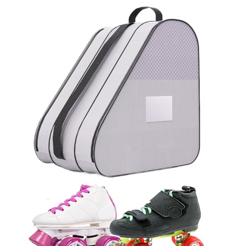 Zqkimzi Ice Skate Bag, Skating Shoes Carry Bags, Breathable Skates Storage Bag, Figure Roller Container, Adjustable Shoulder Strap Bag, Kids Skating Bag, Comfortable Roller Skate Carrier von Zqkimzi