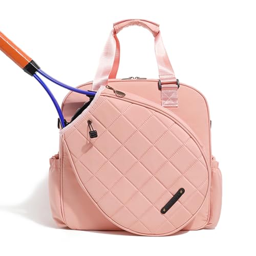 Zqkimzi Tennis-Tasche für Damen, große Kapazität, wasserdicht, tragbar, für Tennisschläger und Erwachsene, Tennistasche für Tennis-/Badmintonschläger von Zqkimzi
