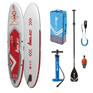 ZRAY SUP X2 Stand Up Paddle Board Komplettset rot 330x81x15 cm ZRAY SUP X2 Stand Up Paddle Board Komplettset rot 330x81x15 cm von Zray
