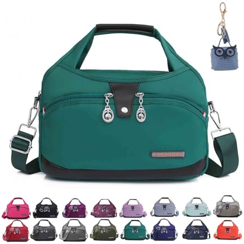 Zrfjfgksw Beautifuldeer Anti Theft Handbag, Beautiful Deer Fashion Waterproof Anti-Theft Handbag, Waterproof Crossbody Bags for Women (Field Green,ONE Size) von Zrfjfgksw