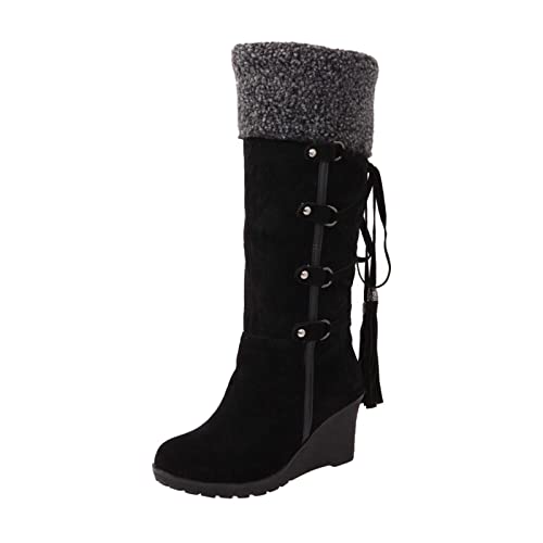 Zshosam Winterstiefel Damen Gefüttert, Stiefel Outdoor Schneestiefel Ankle Boots Warme Winter Stiefeletten Schuhe Damenschuhe Arbeitsschuhe Winterboots für rutschfeste Wanderschuhe (Damen01-Black, 41) Zshosam Winterstiefel Damen Gefüttert, Stiefel Outdoor Schneestiefel Ankle Boots Warme Winter Stiefeletten Schuhe Damenschuhe Arbeitsschuhe Winterboots für rutschfeste Wanderschuhe (Damen01-Black, 41) von Zshosam