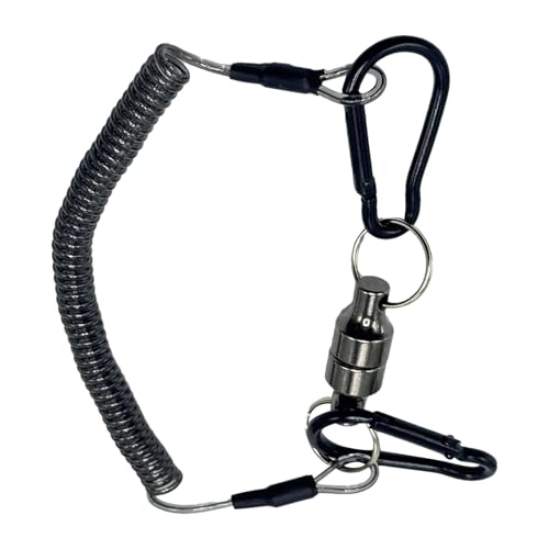 Zuasdvnk Rucksack-Karabiner-Clip, Bergsteiger-Clips,Leistungsstarker Magnet-Karabiner für Wanderwasserflaschen | Coil Design Gepäckbefestigungskarabiner Outdoor von Zuasdvnk