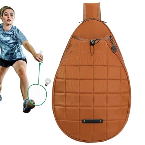 Zubehors Tennisschlägertasche, Tennisschlägertasche | Badminton-Schutztasche aus Oxford-Stoff mit elastischer Kordel,Aufbewahrungstaschen mit großer Kapazität für Spieler von Zubehors