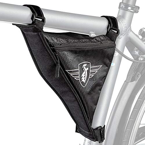 ZÜNDAPP Rahmentasche Fahrrad Dreiecksrahmentasche Fahrradtasche Tasche MTB (schwarz) von ZÜNDAPP