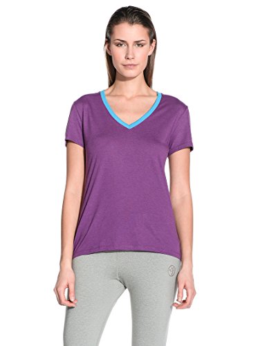 Zumba Fitness Damen WT Top Dip-It-Low V-Neck, Cut N Paste Purple, L Zumba Fitness Damen WT Top Dip-It-Low V-Neck, Cut N Paste Purple, L von Zumba Fitness