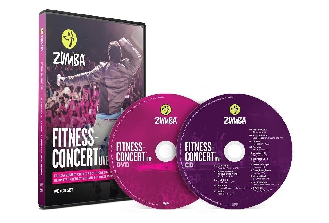 Zumba Fitness Ganzkörpertrainer Fitness-Concert Live Zumba DVD+CD Set, (2-tlg) von Zumba Fitness