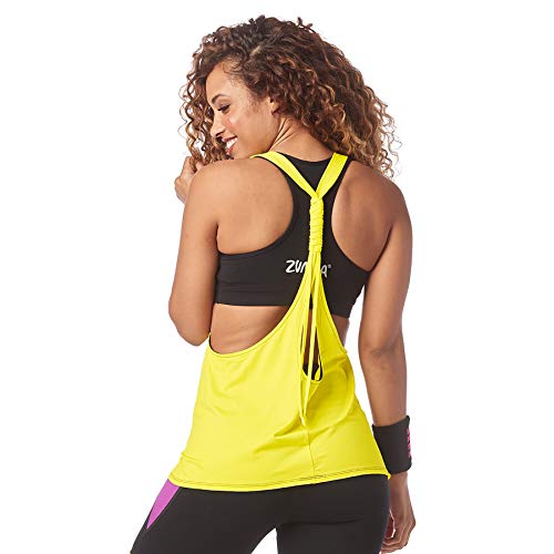 Zumba Workout Cross Back Sexy Tank Tops For Women Graphic Print Open Back Tops von Zumba Fitness
