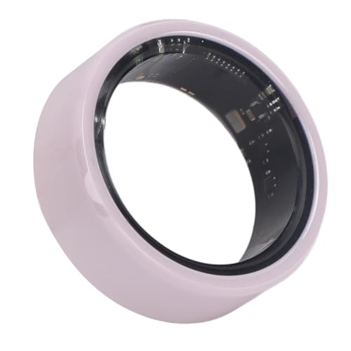 Smart Ring Gesundheits Tracker, Rosa, Leichter Körpertemperatur Schrittzähler, Tragbarer Schlaf Tracking Ring, Schlafüberwachung, Intelligenter (Innendurchmesser 20,8 mm) von Zunate