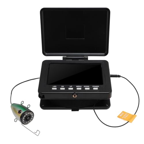 Unterwasser-Angelkamera, Tragbare Video-Fischfinder-IR-LED-wasserdichte Kamera mit 5-Zoll-LCD-, AHD-Aufzeichnung, 16 GB Speicher, für das Kajak-Angeln mit Booten auf Dem Eissee Unterwasser-Angelkamera, Tragbare Video-Fischfinder-IR-LED-wasserdichte Kamera mit 5-Zoll-LCD-, AHD-Aufzeichnung, 16 GB Speicher, für das Kajak-Angeln mit Booten auf Dem Eissee von Zunate