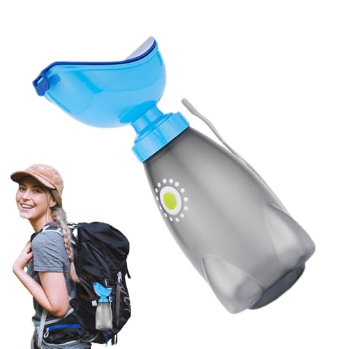 Tragbare Urinflasche für Frauen, Camping, Anti-Reparatur | Ergonomische Flasche mit hoher Kapazität, Urinal-Browse Anti-Flabber tragbar für Frauen, ideal für Reisen, Camping, Outdoor-Aktivitäten von Zunishaone