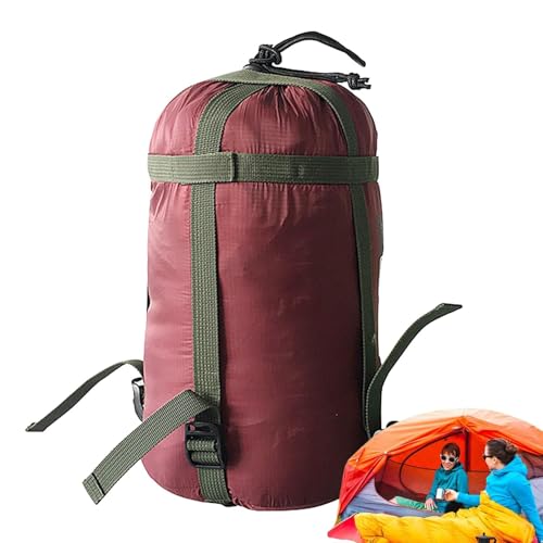 Zunishaone Kompressionssack, Wander-Aufbewahrungstaschen – tragbare leichte Schlafsäcke, wasserdichter Nylon-Sachensack für Camping, Wandern, Reisen und Outdoor-Aktivitäten von Zunishaone