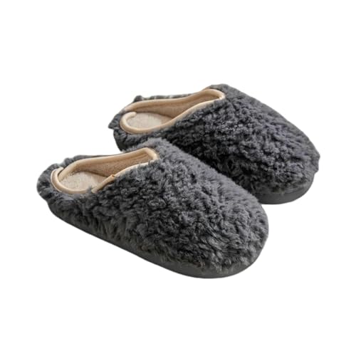 ZuoXun Hausschuhe, niedlich, flauschig, Winter, warm, für den Innenbereich, Schlafzimmer, Pantoffeln, für Damen, pelzige Schuhe von ZuoXun