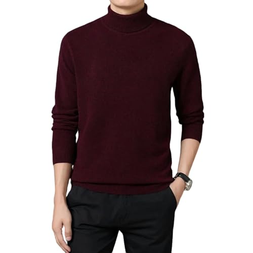 ZuoXun Rollkragenpullover für Herren und Herren, warm und bequem, langärmelig von ZuoXun