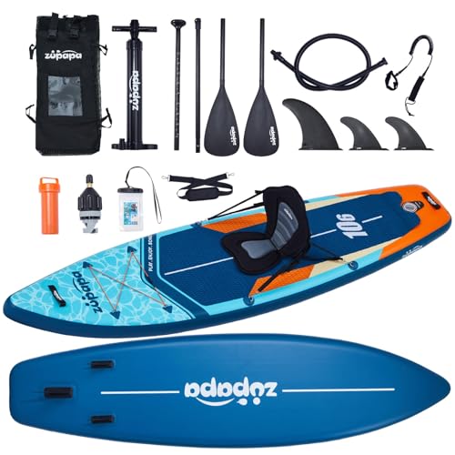 Zupapa 323cm Aufblasbare SUP Board Set| Stand Up Paddle Board mit Kajak Sitz | Komplettes Zubehör Zupapa 323cm Aufblasbare SUP Board Set| Stand Up Paddle Board mit Kajak Sitz | Komplettes Zubehör von Zupapa