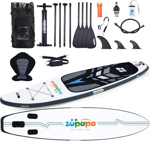 Zupapa 366cm Aufblasbare SUP Board Set| Stand Up Paddle Board mit Kajak Sitz | Komplettes Zubehör Zupapa 366cm Aufblasbare SUP Board Set| Stand Up Paddle Board mit Kajak Sitz | Komplettes Zubehör von Zupapa