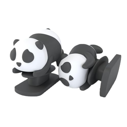 1 Paar Hai-Gleitflossen, 3D-Haifischflossen-Top-Flossen-Zubehör, Hai-Hausschuhe-Zubehör (Panda, One Size) von Zureto