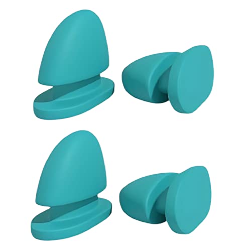 2 Pairs Shark Slide Fins, 3D Flower Fans Shark Slide Top Fins Accessories (Mint Green) von Zureto