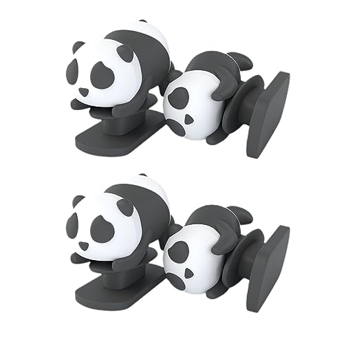 Zureto 2 Pairs Shark Slide Fins, 3D Flower Fans Shark Slide Top Fins Accessories (Panda) von Zureto