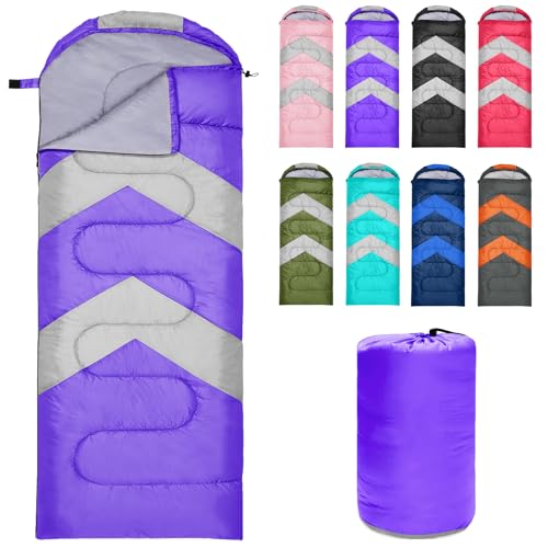 Zusentee Schlafsack 3-4 Jahreszeite für Outdoor Camping Warme Einzelne Erwachsene Wasserdicht Leichter Ultraleicht Schlafsack für Erwachsene Kinder Camping Wandern, Reise,Lila Zusentee Schlafsack 3-4 Jahreszeite für Outdoor Camping Warme Einzelne Erwachsene Wasserdicht Leichter Ultraleicht Schlafsack für Erwachsene Kinder Camping Wandern, Reise,Lila von Zusentee