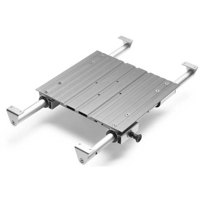 Zwaardvis T System Sliding Table Support Silber 542 x 320 x 12 mm von Zwaardvis