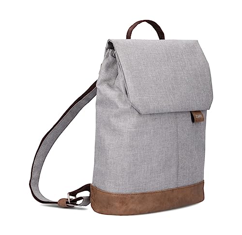 Zwei Damen Rucksack Olli OR13 Daypack 7 Liter robust strapazierfähig wasserabweisend Rückenpolsterung Hauptfach mit Reißverschluss Geheimfach Handyfach Einsteckfächer Laptopfach gepolstert (ice) von Zwei