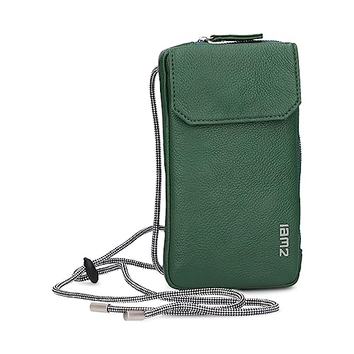 Zwei Handytasche zum Umhängen Mademoiselle.M MP30 Smartphone-Etui & Geldbörse 2-in-1, umlaufender Reißverschluss, längenverstellbarer Riemen, Mini-Handtasche 19 x 10 x 3 cm (moos) Zwei Handytasche zum Umhängen Mademoiselle.M MP30 Smartphone-Etui & Geldbörse 2-in-1, umlaufender Reißverschluss, längenverstellbarer Riemen, Mini-Handtasche 19 x 10 x 3 cm (moos) von Zwei