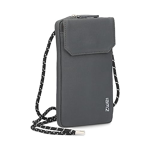 Zwei Handytasche zum Umhängen Mademoiselle.M MP30 Smartphone-Etui & Geldbörse 2-in-1, umlaufender Reißverschluss, längenverstellbarer Riemen, Mini-Handtasche 19 x 10 x 3 cm (Velours-ash) Zwei Handytasche zum Umhängen Mademoiselle.M MP30 Smartphone-Etui & Geldbörse 2-in-1, umlaufender Reißverschluss, längenverstellbarer Riemen, Mini-Handtasche 19 x 10 x 3 cm (Velours-ash) von Zwei