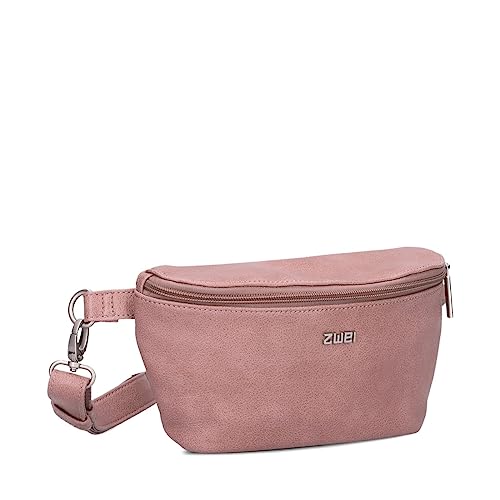 Zwei Damen Hip Bag Mademoiselle.M MH4 Bauchtasche 25 cm 1 Liter aus hochwertigem Kunstleder, Crossbody Bag wasserabweisend, 3-in-1 Bequeme Brusttasche, Gürteltasche & Hüfttasche (Blush) Zwei Damen Hip Bag Mademoiselle.M MH4 Bauchtasche 25 cm 1 Liter aus hochwertigem Kunstleder, Crossbody Bag wasserabweisend, 3-in-1 Bequeme Brusttasche, Gürteltasche & Hüfttasche (Blush) von Zwei