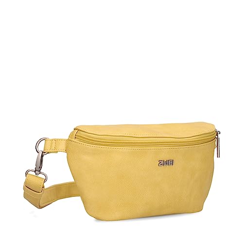 Damen Hip Bag Mademoiselle MH4 Bauchtasche 25 cm 1 Liter aus hochwertigem Kunstleder, Crossbody Bag wasserabweisend, 3-in-1 Bequeme Brusttasche, Gürteltasche & Hüfttasche (Lemon) Damen Hip Bag Mademoiselle MH4 Bauchtasche 25 cm 1 Liter aus hochwertigem Kunstleder, Crossbody Bag wasserabweisend, 3-in-1 Bequeme Brusttasche, Gürteltasche & Hüfttasche (Lemon) von Zwei