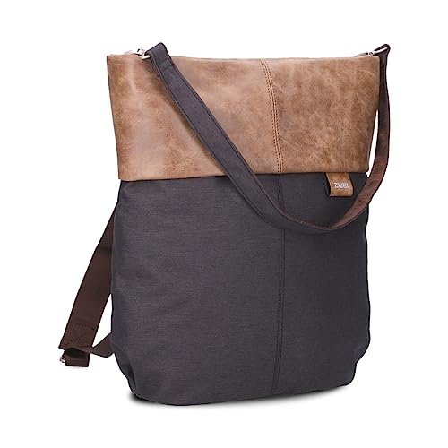 Zwei Damen Rucksack-Tasche Olli OR12 (7 Liter) Handtasche & Rucksack 2-in-1 wasserabweisende Schultertasche mit gepolstertem Laptopfach (bis 13"), Damentasche & Cityrucksack in Einem (night) Zwei Damen Rucksack-Tasche Olli OR12 (7 Liter) Handtasche & Rucksack 2-in-1 wasserabweisende Schultertasche mit gepolstertem Laptopfach (bis 13"), Damentasche & Cityrucksack in Einem (night) von Zwei