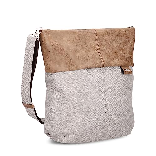 Zwei Damen Umhängetasche Olli OT12 Crossbody-Bag 7 Liter strapazierfähige & wasserabweisende Schultertasche, hochwertige Qualität, Schlüsselring, zusätzlicher Schultergurt, Geheimfach (creme) Zwei Damen Umhängetasche Olli OT12 Crossbody-Bag 7 Liter strapazierfähige & wasserabweisende Schultertasche, hochwertige Qualität, Schlüsselring, zusätzlicher Schultergurt, Geheimfach (creme) von Zwei