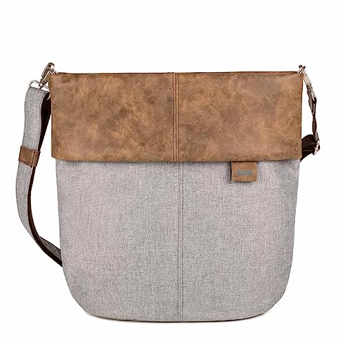 Zwei Damen Umhängetasche Olli OT12 Crossbody-Bag 7 Liter strapazierfähige & wasserabweisende Schultertasche, hochwertige Qualität, Schlüsselring, zusätzlicher Schultergurt, Geheimfach (ice) Zwei Damen Umhängetasche Olli OT12 Crossbody-Bag 7 Liter strapazierfähige & wasserabweisende Schultertasche, hochwertige Qualität, Schlüsselring, zusätzlicher Schultergurt, Geheimfach (ice) von Zwei