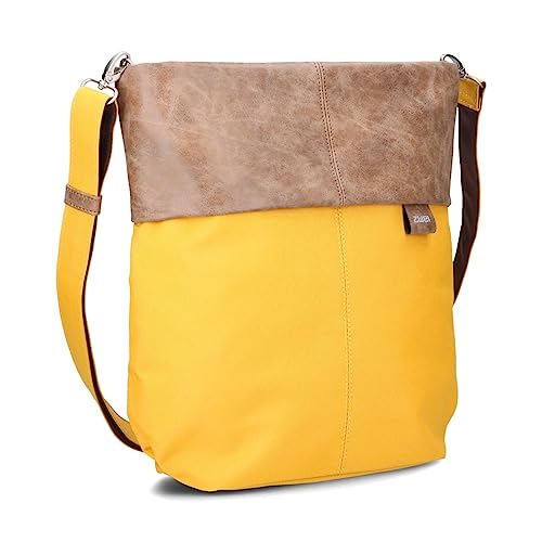 Zwei Damen Umhängetasche Olli OT12 Crossbody-Bag 7 Liter strapazierfähige & wasserabweisende Schultertasche, hochwertige Qualität, Schlüsselring, zusätzlicher Schultergurt, Geheimfach (yellow) Zwei Damen Umhängetasche Olli OT12 Crossbody-Bag 7 Liter strapazierfähige & wasserabweisende Schultertasche, hochwertige Qualität, Schlüsselring, zusätzlicher Schultergurt, Geheimfach (yellow) von Zwei