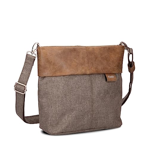 Zwei Damen Handtasche Olli OT8 Umhängetasche 3 Liter klassische Crossbody Bag wasserabweisend robust strapazierfähig Bicolor Design Schultertasche inkl. 2 Schultergurte kurz & lang (wood) Zwei Damen Handtasche Olli OT8 Umhängetasche 3 Liter klassische Crossbody Bag wasserabweisend robust strapazierfähig Bicolor Design Schultertasche inkl. 2 Schultergurte kurz & lang (wood) von Zwei
