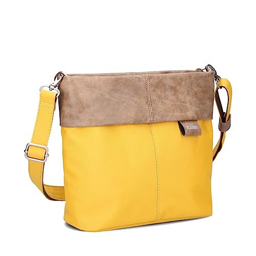 Zwei Damen Handtasche Olli OT8 Umhängetasche 3 Liter klassische Crossbody Bag wasserabweisend robust strapazierfähig Bicolor Design Schultertasche inkl. 2 Schultergurte kurz & lang (yellow) Zwei Damen Handtasche Olli OT8 Umhängetasche 3 Liter klassische Crossbody Bag wasserabweisend robust strapazierfähig Bicolor Design Schultertasche inkl. 2 Schultergurte kurz & lang (yellow) von Zwei