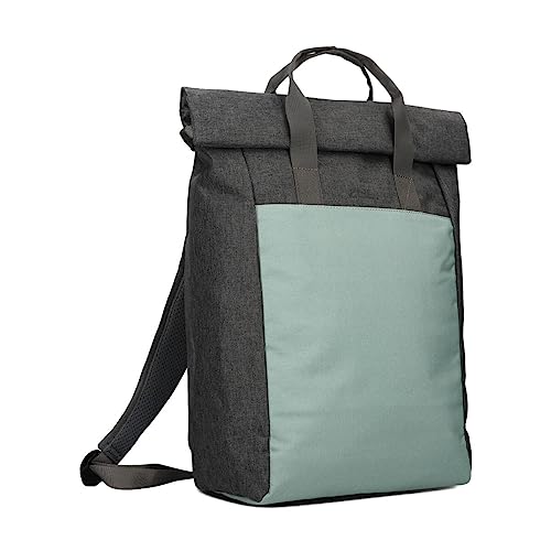Zwei Rolltop-Rucksack Benno BE260 wasserabweisender Laptop-Rucksack 16/18 L robustes Material viele Fächer + Schlüsselband + Flaschenhalter, perfekt für Freizeit, Uni, Büro, zeitloses Design (ocean) Zwei Rolltop-Rucksack Benno BE260 wasserabweisender Laptop-Rucksack 16/18 L robustes Material viele Fächer + Schlüsselband + Flaschenhalter, perfekt für Freizeit, Uni, Büro, zeitloses Design (ocean) von Zwei