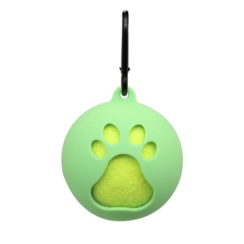 Zxfdsfdbnm Leichter Tennisballhalter Mit Hundeleinenbefestigung Freihändiger Haustierball Abdeckungshalter Tragbarer Tennisball Clip von Zxfdsfdbnm