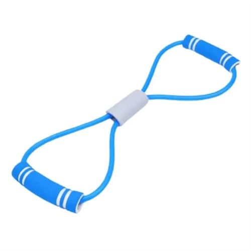 Zymjzbetic Widerstandsband Fitness-Widerstandsbänder, 8 Wörter, Spannungs-Rücken-Stretchgürtel, Heimtrainingsgerät, elastisches elastisches Seil, Übungs-Widerstandsbänder(Blue) von Zymjzbetic