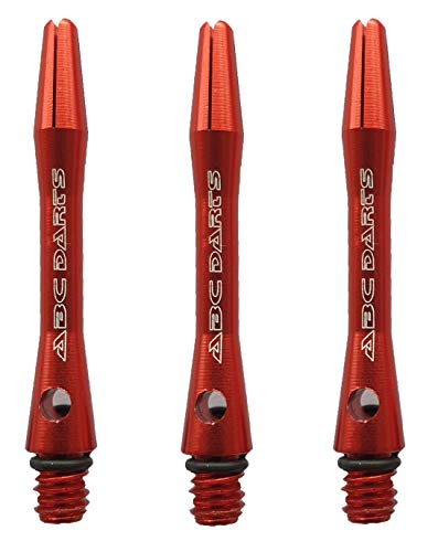 abcdarts Unisex – Erwachsene Aluminium Shaft Dart Sch fte Set, Rot, Short EU abcdarts Unisex – Erwachsene Aluminium Shaft Dart Sch fte Set, Rot, Short EU von abcdarts