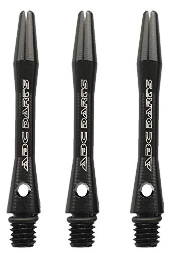 abcdarts Unisex – Erwachsene Aluminium Shaft Dart Sch fte Set, Schwarz, Short EU abcdarts Unisex – Erwachsene Aluminium Shaft Dart Sch fte Set, Schwarz, Short EU von abcdarts