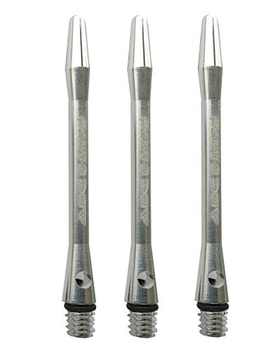 abcdarts Unisex Erwachsene Aluminium Shaft Dart Sch fte Set, Silber, M EU abcdarts Unisex Erwachsene Aluminium Shaft Dart Sch fte Set, Silber, M EU von abcdarts