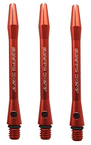abcdarts Unisex – Erwachsene Aluminium Shaft Dart Schäfte Set, Rot, M abcdarts Unisex – Erwachsene Aluminium Shaft Dart Schäfte Set, Rot, M von abcdarts