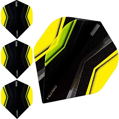 abcdarts Unisex – Erwachsene Pentathlon HD150 Xwing Dart Flights, Gelb, Klassische abcdarts Unisex – Erwachsene Pentathlon HD150 Xwing Dart Flights, Gelb, Klassische von abcdarts