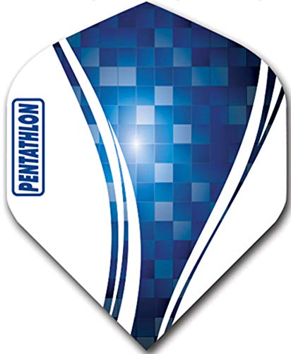 abcdarts Unisex Erwachsene Pentathlon Wave Dart Flights, Blau, Klassische EU abcdarts Unisex Erwachsene Pentathlon Wave Dart Flights, Blau, Klassische EU von abcdarts