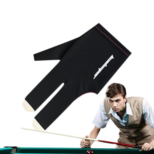 acime Billardhandschuhe | Drei-Finger-Billardhandschuhe für Queue-Sporthandschuhe | Pool-Billard-Zubehör, atmungsaktive Präzisions-Billard-Shooter-Handschuhe für Pool-Enthusiasten, LJ1KXO5S97SMEGLP von acime