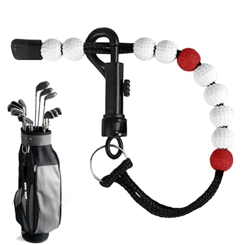 acime Golf Score Beads | Golf Score Counter - Golf Counter Score Counter with Clips, Score Beads for Golf Bag for Easy Access von acime